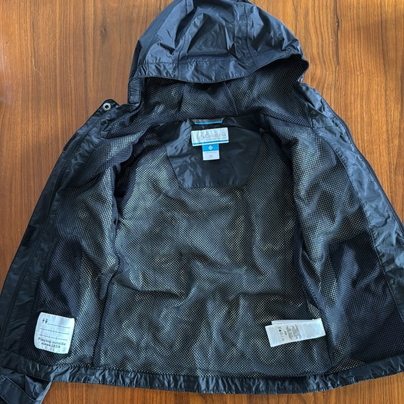 Columbia Girls’ Arcadia Rain Jacket black size XS 6/6X New Without Tags - Picture 6 of 8